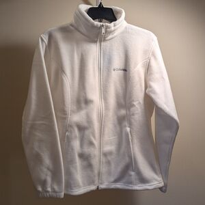 Columbia Large White Fleece Jacket